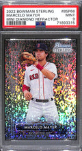 Load image into Gallery viewer, 2022 MARCELO MAYER Bowman Sterling Mini Diamond Refractor #BSP66 (PSA)9