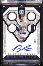 Load image into Gallery viewer, 2019 BRANDON LOWE (RC) Panini Cornerstones #29 35/99 Patch / Auto