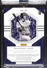 Load image into Gallery viewer, 2019 BRANDON LOWE (RC) Panini Cornerstones #29 35/99 Patch / Auto