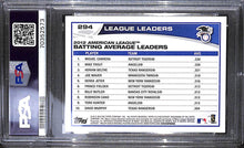 Load image into Gallery viewer, 2013 TROUT / BELTRE / CABRERA Topps Wal-Mart Blue Border # 294 (PSA9)