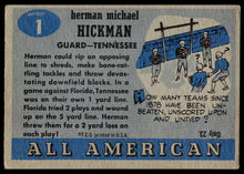 Load image into Gallery viewer, 1955 Topps All-American #1 Herman Hickman