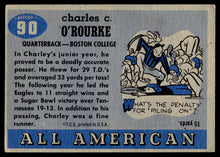Load image into Gallery viewer, 1955 Topps All-American #90 Charley O'Rourke