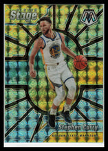 Load image into Gallery viewer, 2019 Mosaic STEPHEN CURRY Center Stage Prizm #14 Golden State Warriors