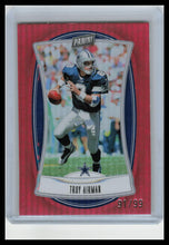Load image into Gallery viewer, 2022 Panini Player of the Day Troy Aikman red 91/99 Parallel SP Cowboys