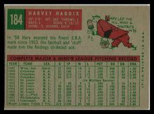 Load image into Gallery viewer, 1959 Harvey Haddix Cincinnati Redlegs Topps Baseball Card #184