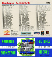 Load image into Gallery viewer, 1995 Score #235 Chase Program Checklist CL M/F NM