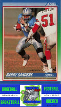 Load image into Gallery viewer, 1990 Score 100 Hottest #5 Barry Sanders M/F NM
