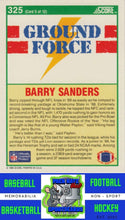 Load image into Gallery viewer, 1990 Score #325 Barry Sanders M/F NM