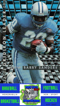 Load image into Gallery viewer, 1995 Fleer #5 Barry Sanders M/F Gridiron Leaders NM