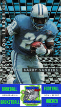 Load image into Gallery viewer, 1995 Fleer #5 Barry Sanders M/F Gridiron Leaders NM