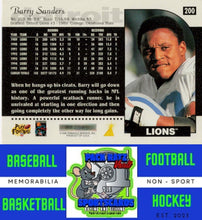 Load image into Gallery viewer, 1996 Score #200 Barry Sanders M/F Artist's Proofs NM