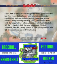 Load image into Gallery viewer, 1996 Fleer #181 Barry Sanders NM