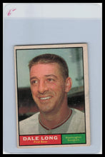 Load image into Gallery viewer, 1961 Topps #117 Dale Long G/VG