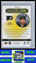 Load image into Gallery viewer, 2021 Upper Deck #DZ-34 Jakub Voracek Dazzlers Green NM