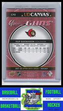 Load image into Gallery viewer, 2021 Upper Deck #C93 Filip Gustavsson UD Canvas NM