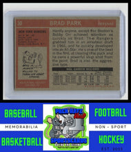 Load image into Gallery viewer, 1972 Topps #30 Brad Park EX+