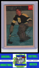 Load image into Gallery viewer, 1954 Parkhurst #49 Jim Henry Lucky Premium Card Poor Crease