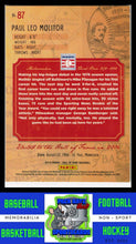 Load image into Gallery viewer, 2014 Panini Hall of Fame 75th Year Anniversary #87 Paul Molitor Green Frame Red VG/EX