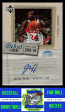 Load image into Gallery viewer, 2005 Upper Deck Rookie Debut #DI-NR Julius Hodge Debut Ink NM
