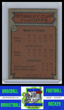 Load image into Gallery viewer, 1974 Topps #211 Quarterfinals (Bruins vs. Maple Leafs) VG/EX