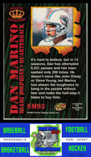 Load image into Gallery viewer, 1996 Pacific Invincible #SM93 Dan Marino Smash-Mouth NM