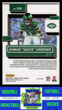 Load image into Gallery viewer, 2022 Ahamad "Sauce" Gardner (RC) Panini Optic Pink #228   RR  