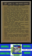 Load image into Gallery viewer, 1961 Topps #307 1960 World Series Game #2 - Mantle Slams 2 Homers WS, UER EX+