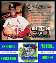 Load image into Gallery viewer, 1997 Donruss Signature #1290/2000 Bob Gibson Significant Signatures NM/M