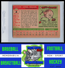 Load image into Gallery viewer, 1955 Topps #2 Ted Williams VG+
