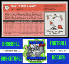 Load image into Gallery viewer, 1970 Topps #18 Walt Bellamy VG+ EX