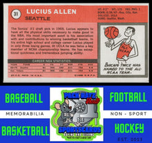 Load image into Gallery viewer, 1970 Topps #31 Lucius Allen EX