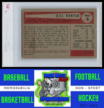 Load image into Gallery viewer, 1954 Bowman #5 Billy Hunter VG+