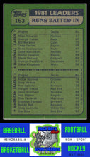 Load image into Gallery viewer, 1982 Topps #163 '81 Runs Batted In Leaders (Mike Schmidt / Eddie Murray) LL NM/M